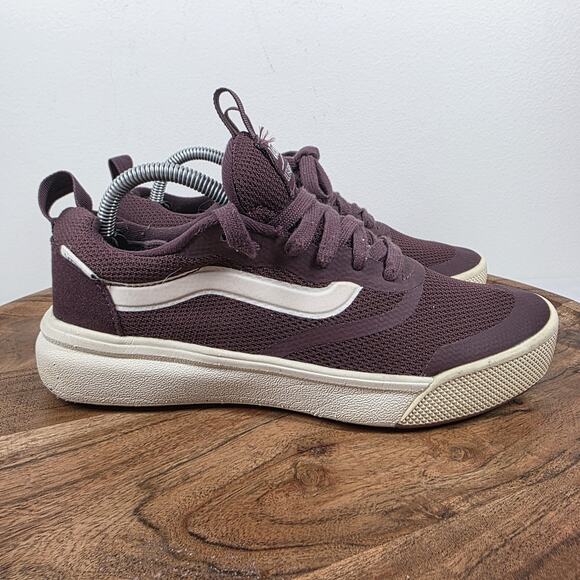Vans UltraRange Rapidweld Womens Dark Red Burgundy Size 6.5 Running Shoes - Picture 1 of 10